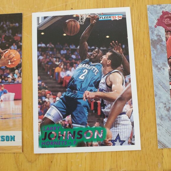 Larry Johnson 12 Different Cards Basketball 1991-92 Upper Deck 445 Top Prospects - Picture 7 of 13